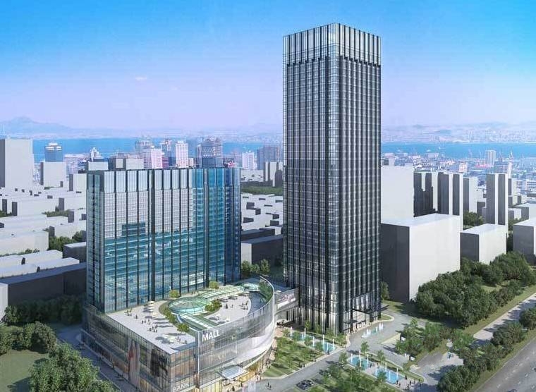 有限公司 楼盘地址:[开发区]长江路与天山路交汇处以东(科信大厦东侧)